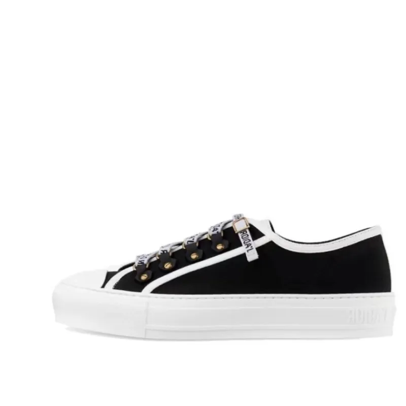  Dior Walk'N'Dior Low Top Black Canvas  KCK177CVA_S12X
