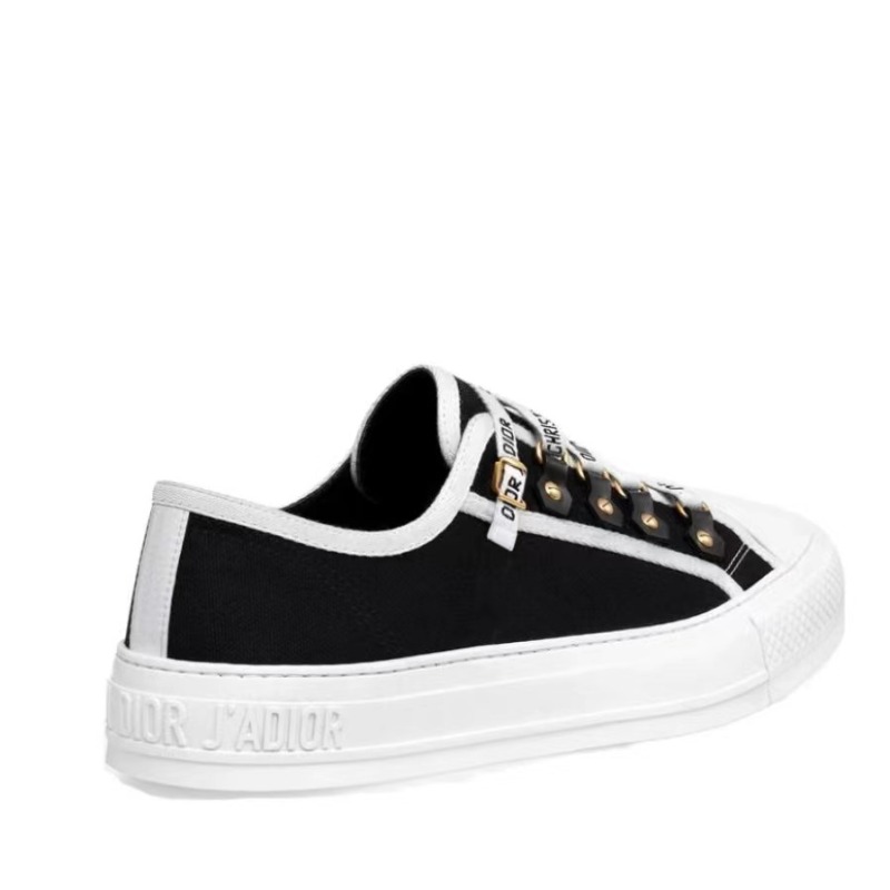  Dior Walk'N'Dior Low Top Black Canvas  KCK177CVA_S12X