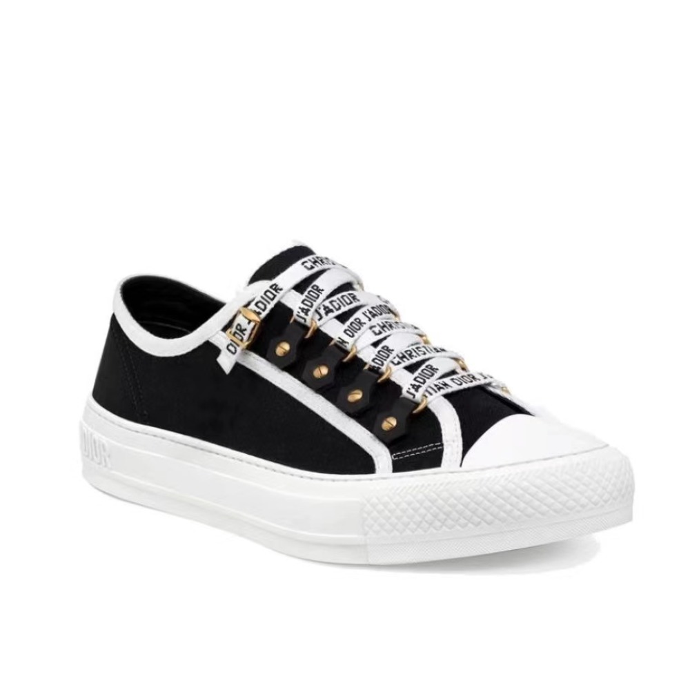  Dior Walk'N'Dior Low Top Black Canvas  KCK177CVA_S12X