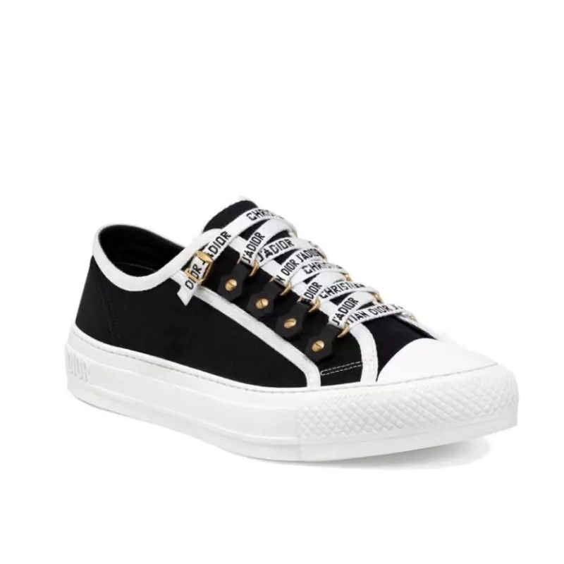  Dior Walk'N'Dior Low Top Black Canvas  KCK177CVA_S12X