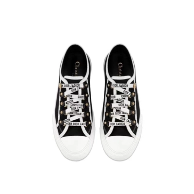  Dior Walk'N'Dior Low Top Black Canvas  KCK177CVA_S12X 02