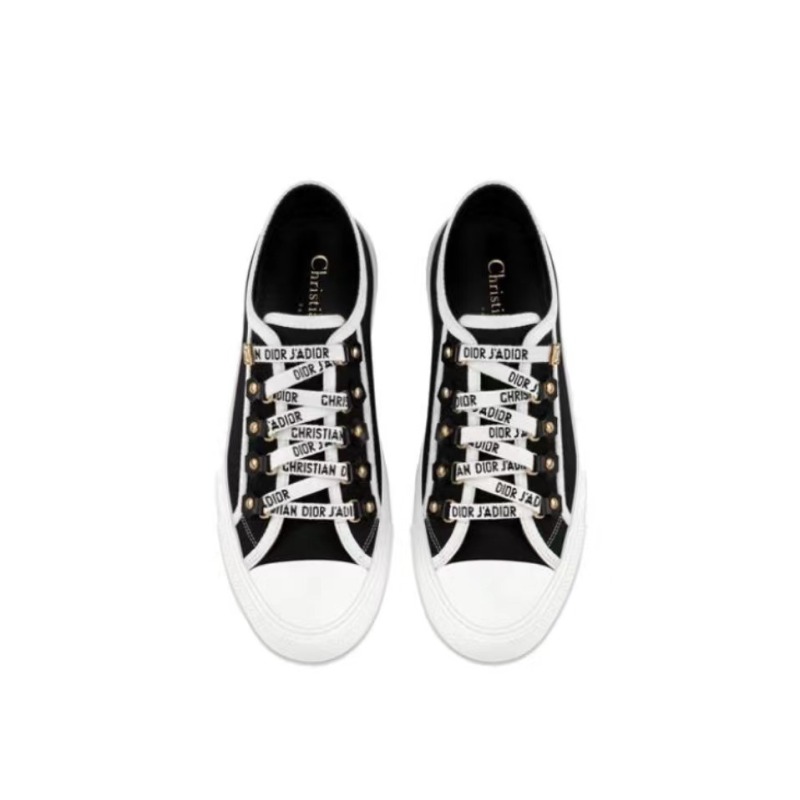  Dior Walk'N'Dior Low Top Black Canvas  KCK177CVA_S12X