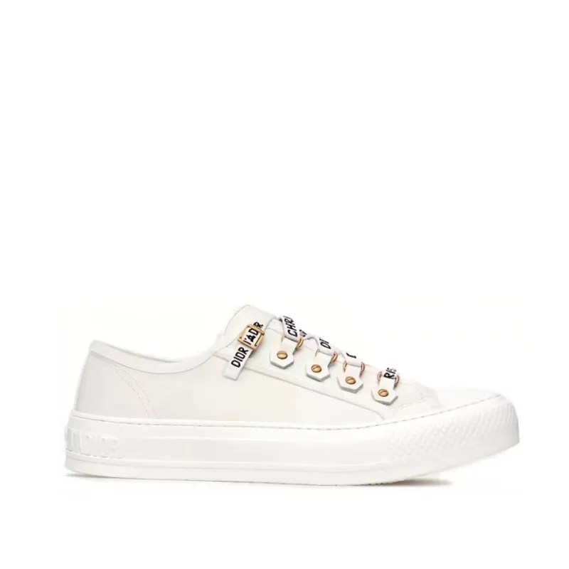 Dior Walk'N'Dior Low Top White Canvas  KCK177CVA_S06W