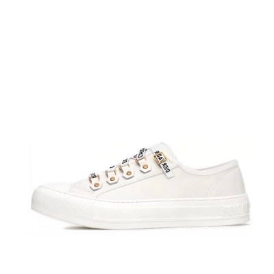 Dior Walk'N'Dior Low Top White Canvas  KCK177CVA_S06W 01