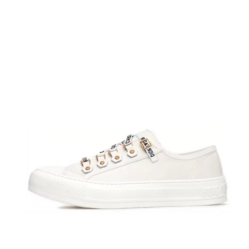 Dior Walk'N'Dior Low Top White Canvas  KCK177CVA_S06W