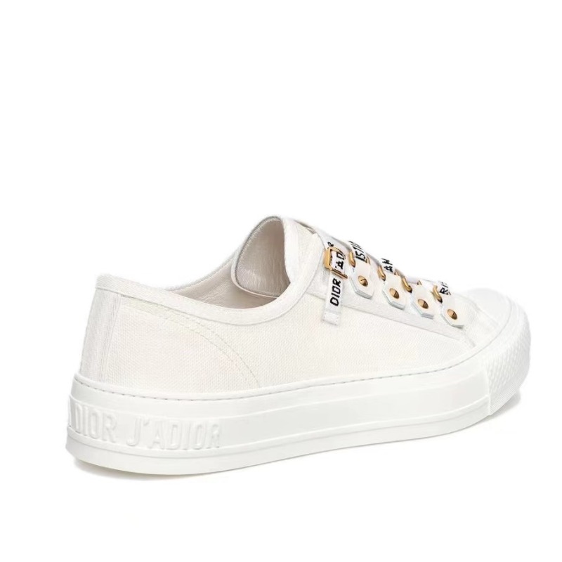Dior Walk'N'Dior Low Top White Canvas  KCK177CVA_S06W