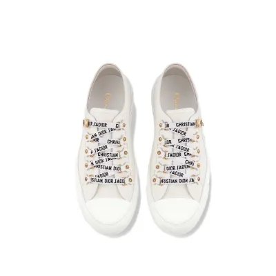 Dior Walk'N'Dior Low Top White Canvas  KCK177CVA_S06W 02