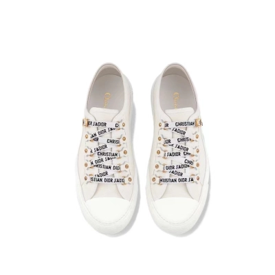 Dior Walk'N'Dior Low Top White Canvas  KCK177CVA_S06W 02