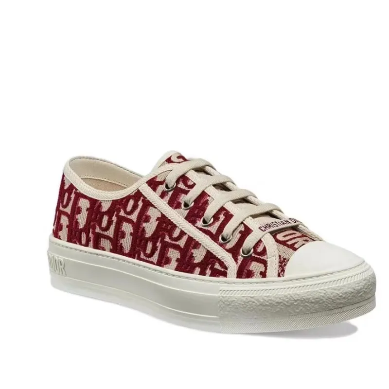 Dior Walk'N'Dior Oblique Red Canvas KCK211OBE_S16V