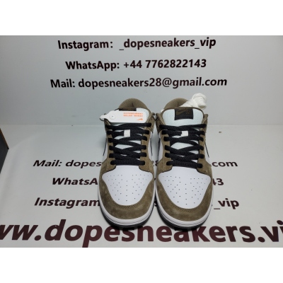 Nike SB Dunk Low Trail White Brown 304292-102 02