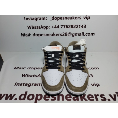 Nike SB Dunk Low Trail White Brown 304292-102 02