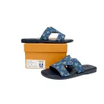 Louis Vuitton Oasis Mules Blue Cloth 1AC69Y