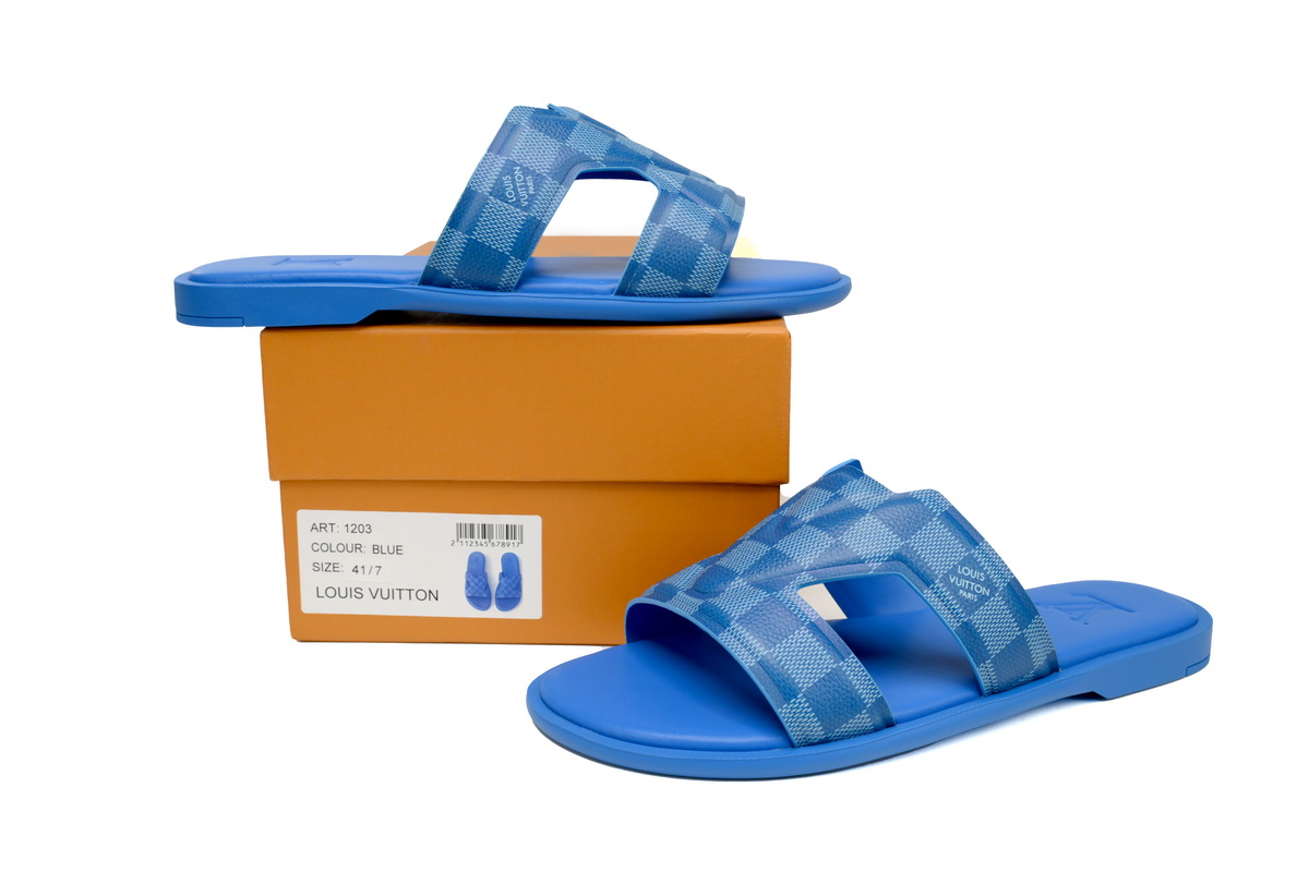 Louis Vuitton Oasis Mules Blue Grid 1AC5E8