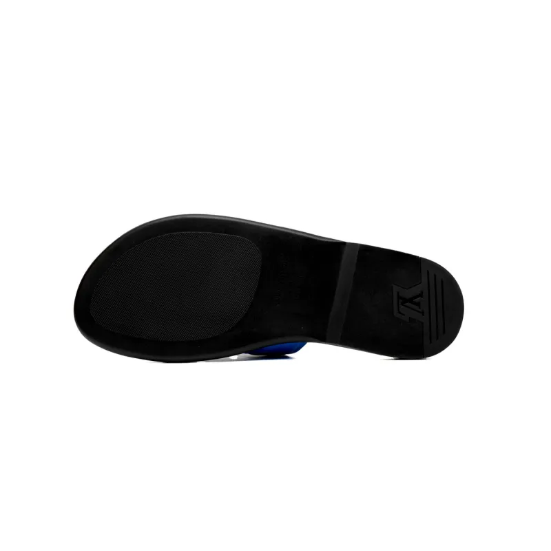 Louis Vuitton Oasis Mules Blue Leather Surface 1ABZ9A