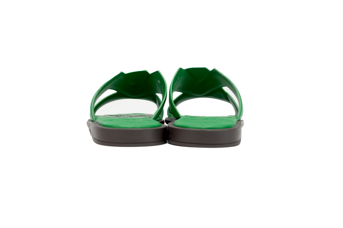 Louis Vuitton Oasis Mules Green Glossy Surface