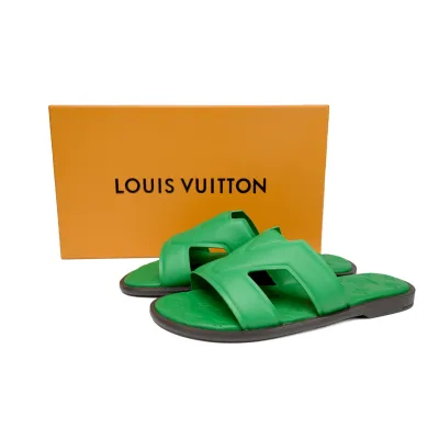 Louis Vuitton Oasis Mules Green Glossy Surface 02