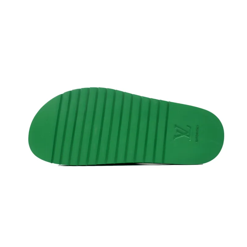 Louis Vuitton Miami Mules Green Presbyopia