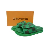 Louis Vuitton Miami Mules Green Presbyopia