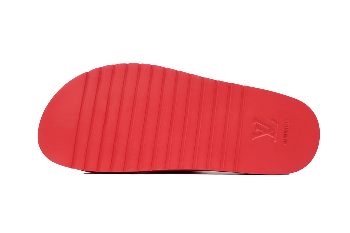 Louis Vuitton Miami Mules Red Presbyopia