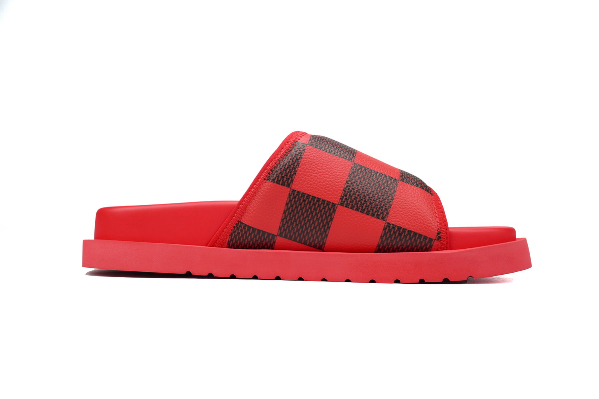 Louis Vuitton Miami Mules Red Presbyopia