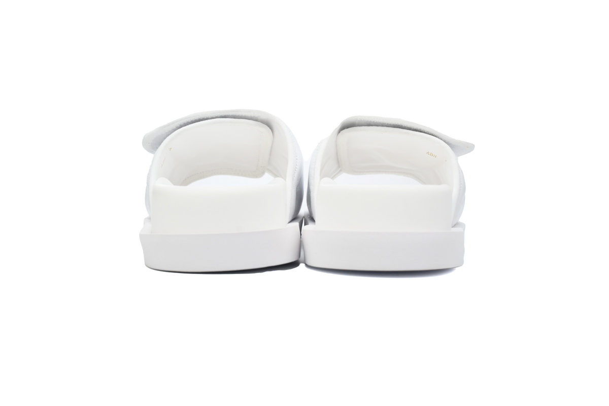 Louis Vuitton Miami Mules White Embossing