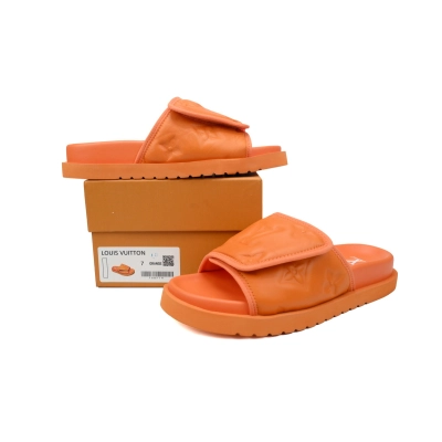 Louis Vuitton Miami Mules Yellow Embossing 02