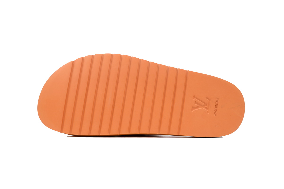 Louis Vuitton Miami Mules Yellow Embossing