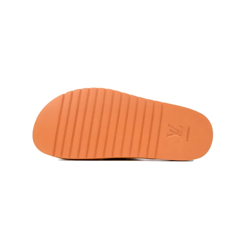 Louis Vuitton Miami Mules Yellow Embossing