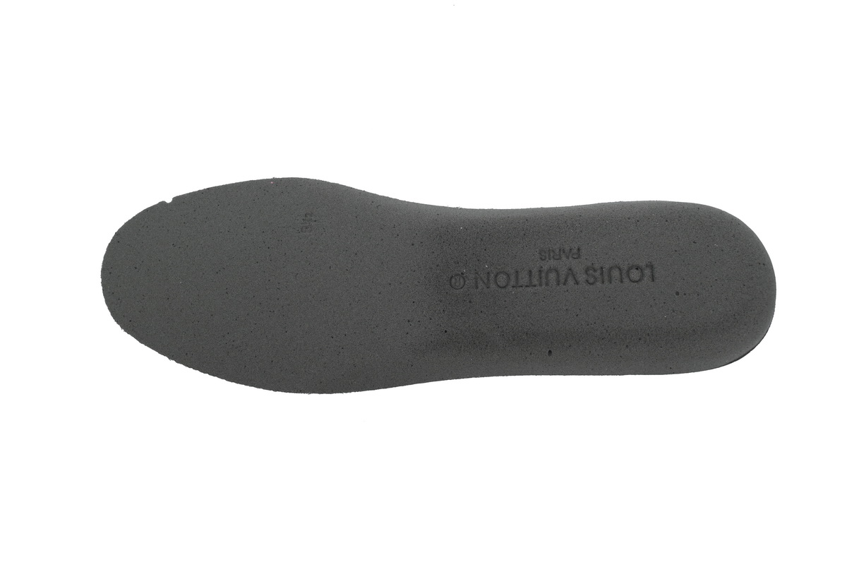 Louis Vuitton Leather lace up Fashionable Board Shoes Black Gray 1AC52M