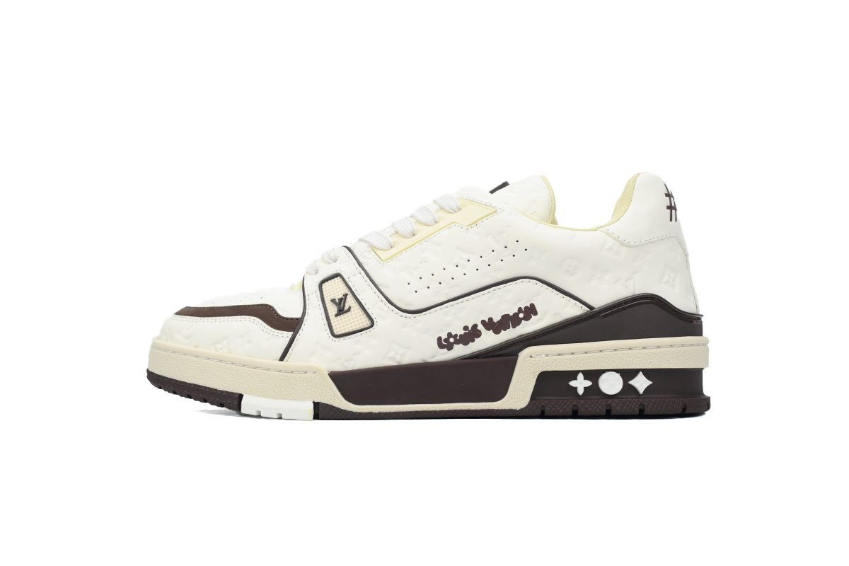 Tyler x LOUIS VUITTON Trainer white coffee