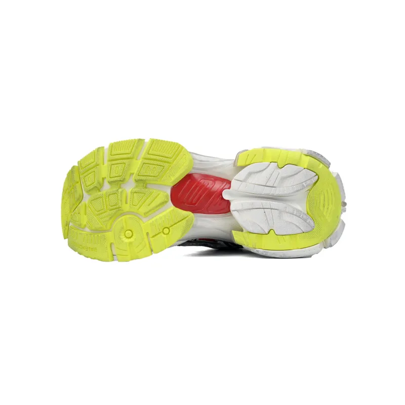  Balenciaga Runner White Black and Red 677402 W3RB2 9167