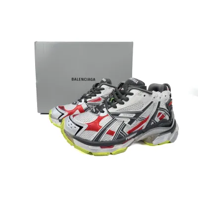  Balenciaga Runner White Black and Red 677402 W3RB2 9167 02