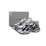 Balenciaga Runner White Black Gray 677402 W3RB2 9012