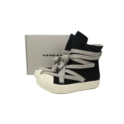 Rick Owens DRKSHDW Luxor Hexa High 'Black Milk' 02