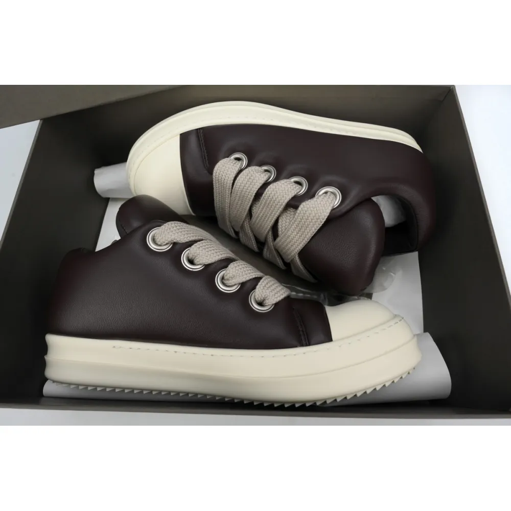 Rick Owens Luxor Jumbo Padded Low 'Black Milk'