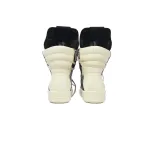 Rick Owens RO Geobasket Black and White RU02C7894LCGLPO-7511