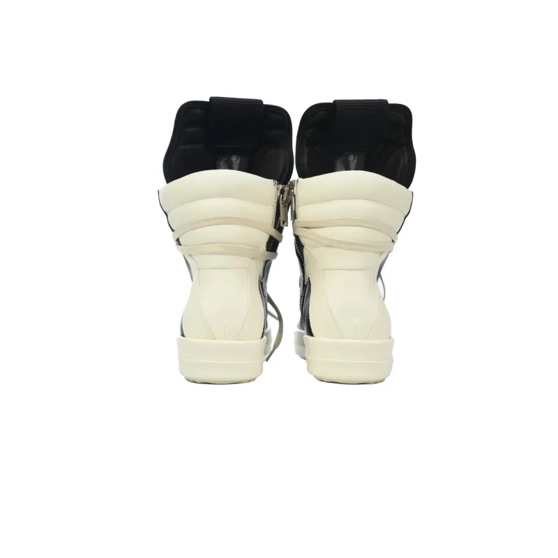 Rick Owens RO Geobasket Black and White RU02C7894LCGLPO-7511