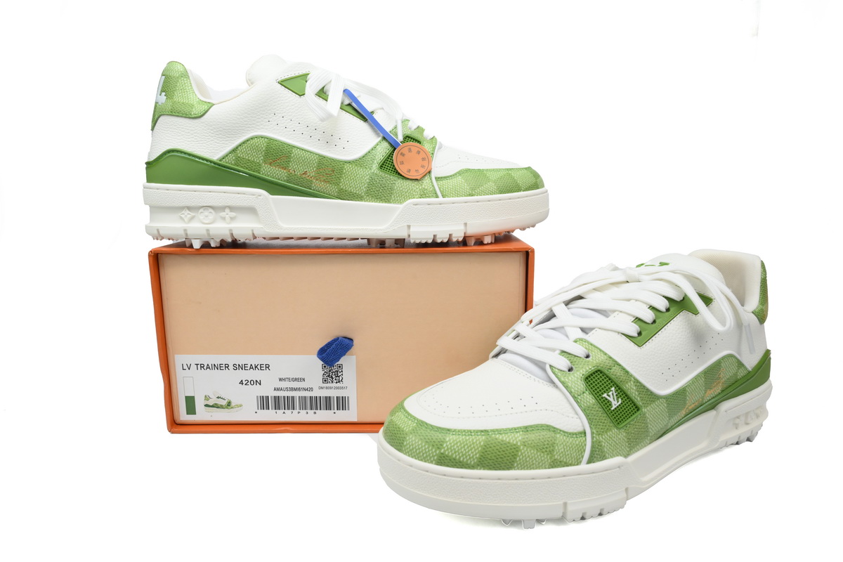 LOUIS VUITTON Trainer Green 1ACRCL