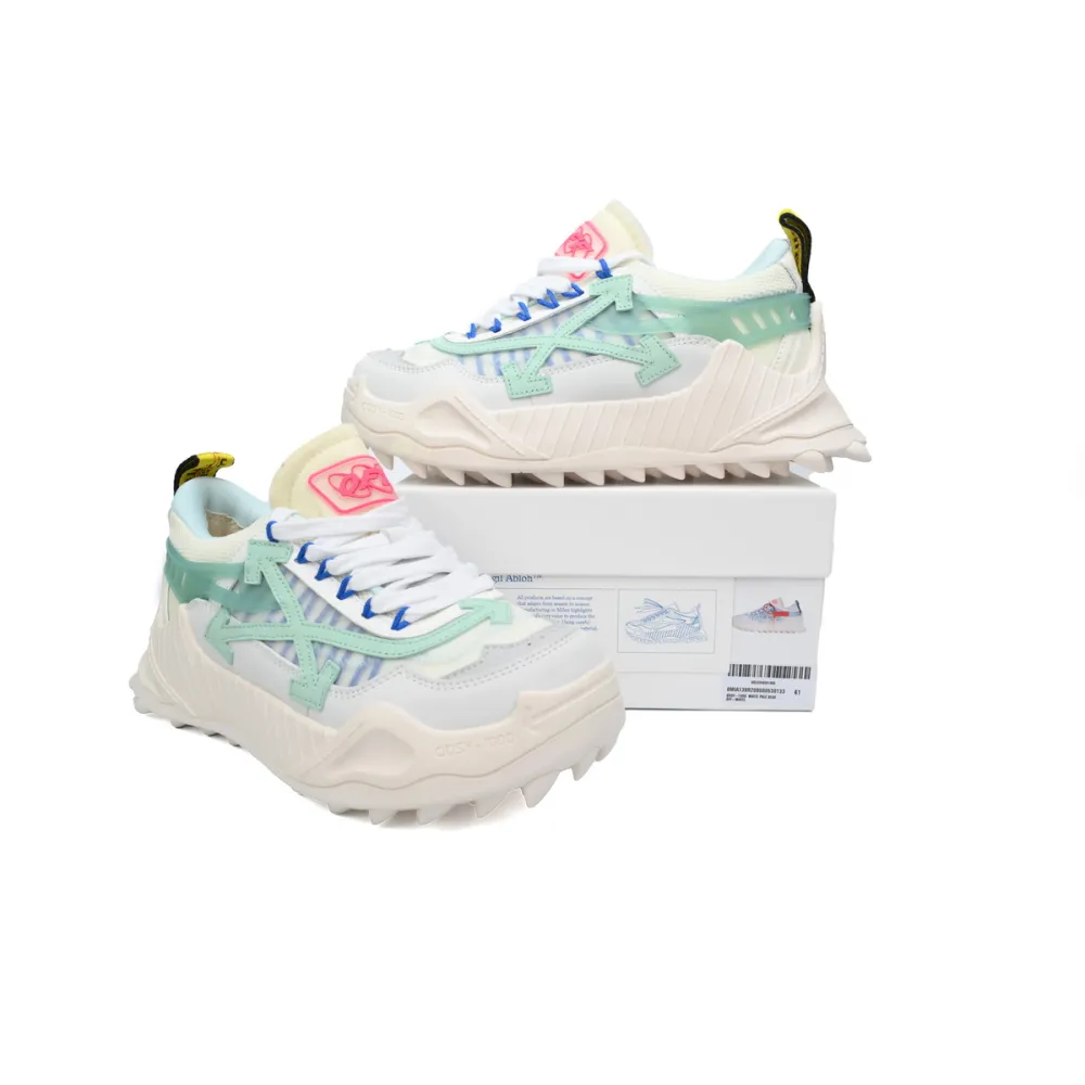 OFF-WHITE Out Of Light Green And White OMIA139S 2080004 530133