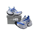 Balenciaga 10 XL White Silver Blue 784342 W2MV2 6326