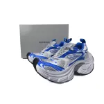 Balenciaga 10 XL White Silver Blue 784342 W2MV2 6326