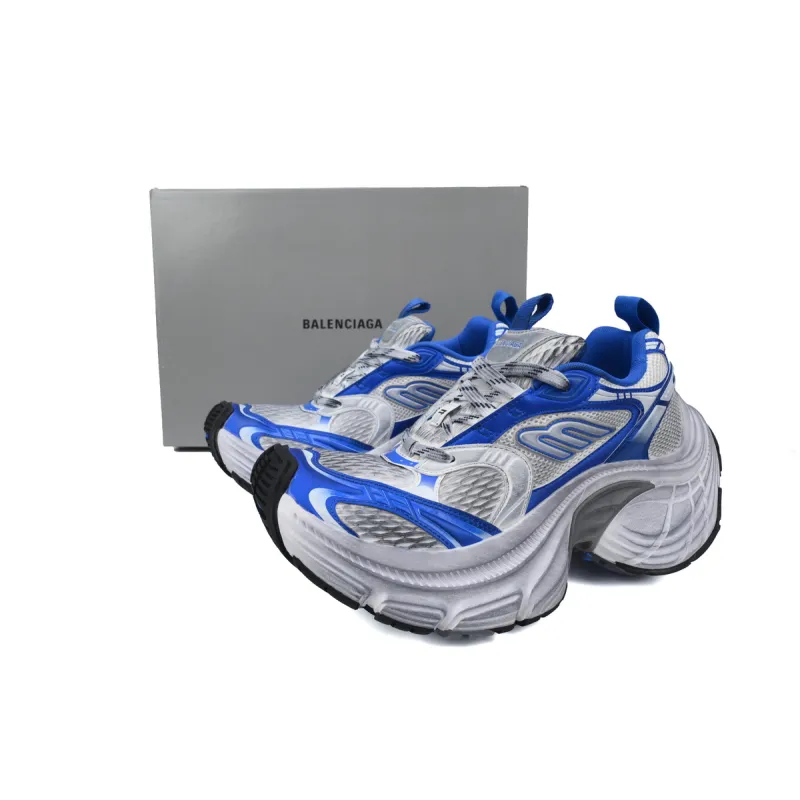 Balenciaga 10 XL White Silver Blue 784342 W2MV2 6326