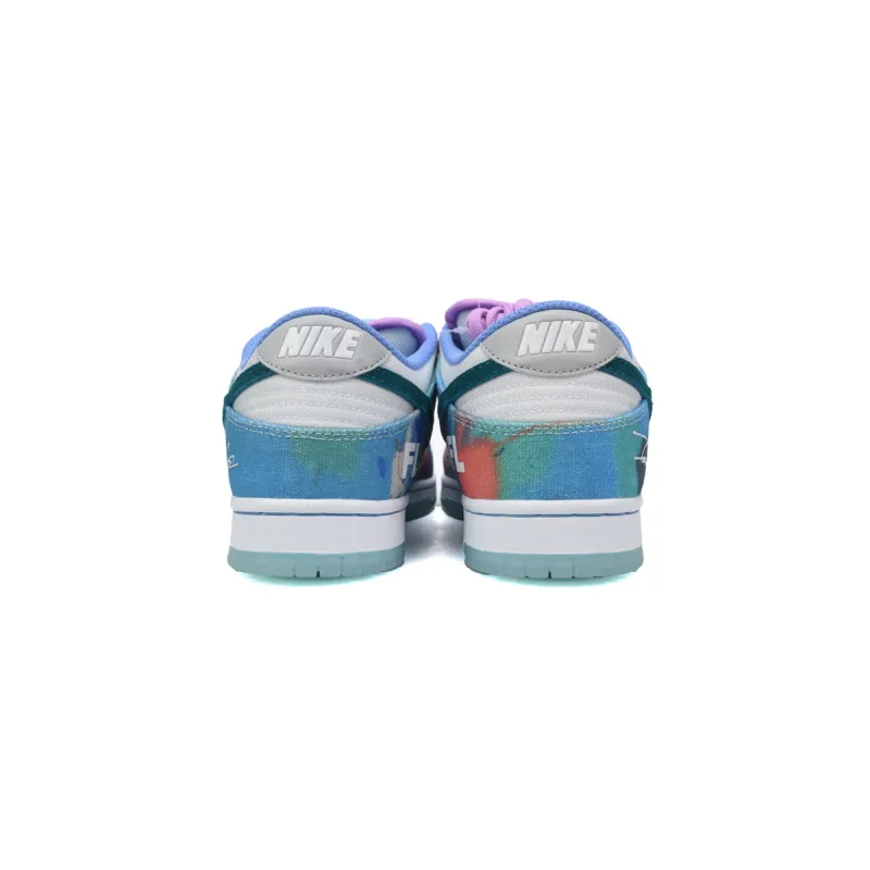 The Futura Laboratories x Nike SB Dunk Low Releases HF6061-400