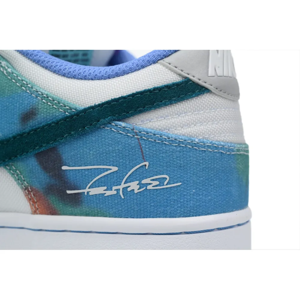 The Futura Laboratories x Nike SB Dunk Low Releases HF6061-400