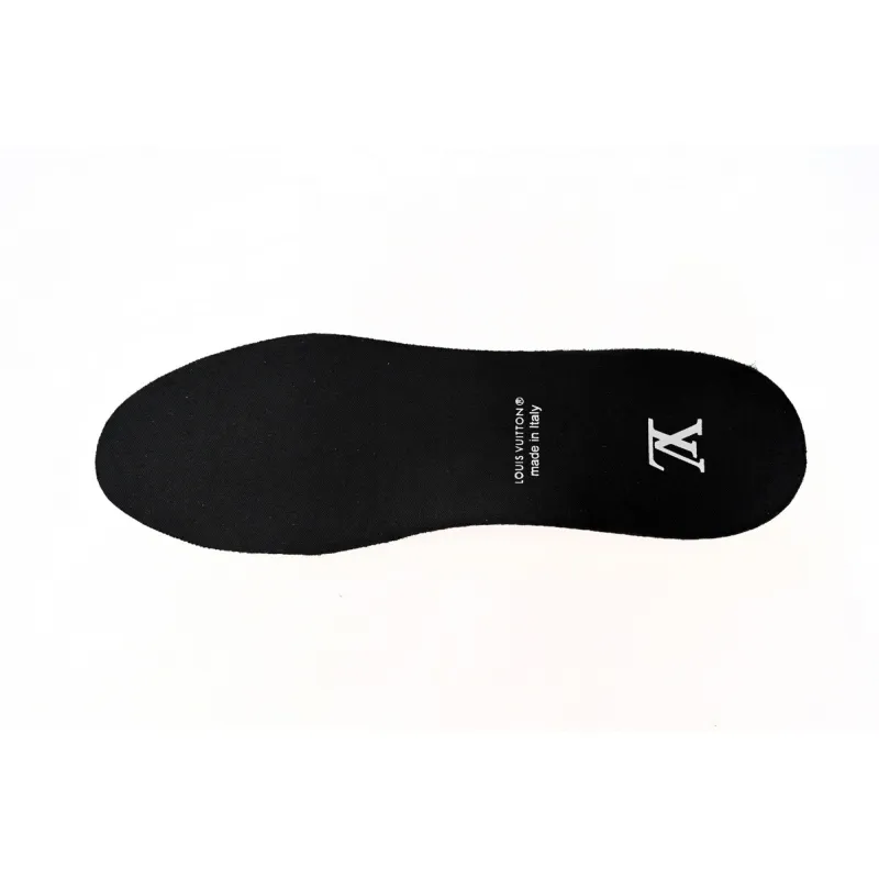 Louis Vuitton Trainer All Black Embossing