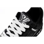 Louis Vuitton Trainer All Black Embossing