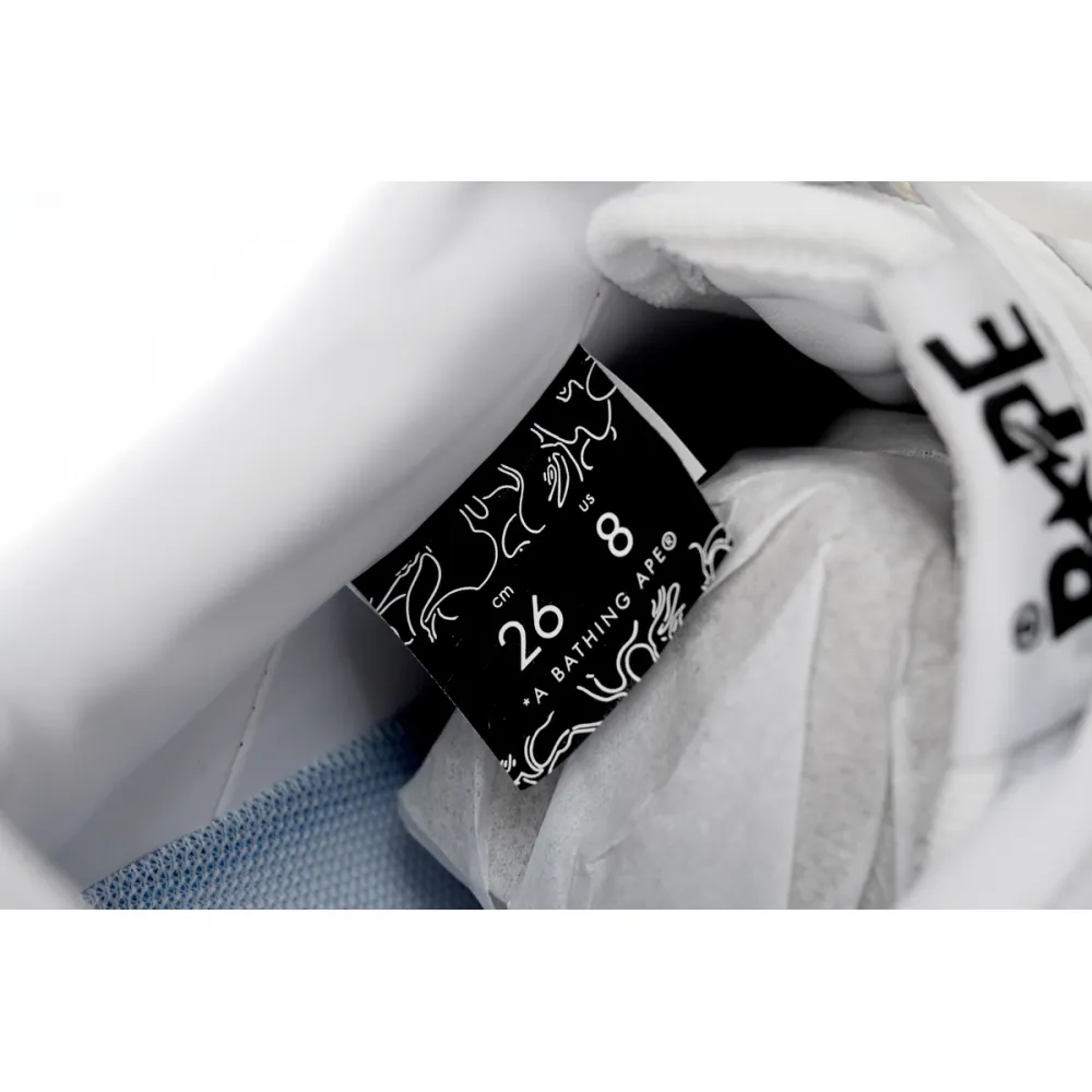 A Bathing Ape Bape Sta Low White