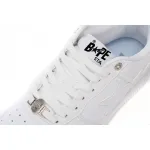 A Bathing Ape Bape Sta Low White