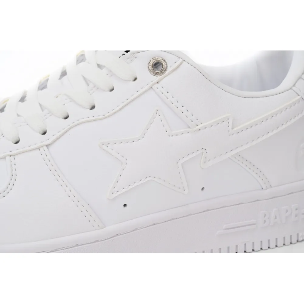 A Bathing Ape Bape Sta Low White