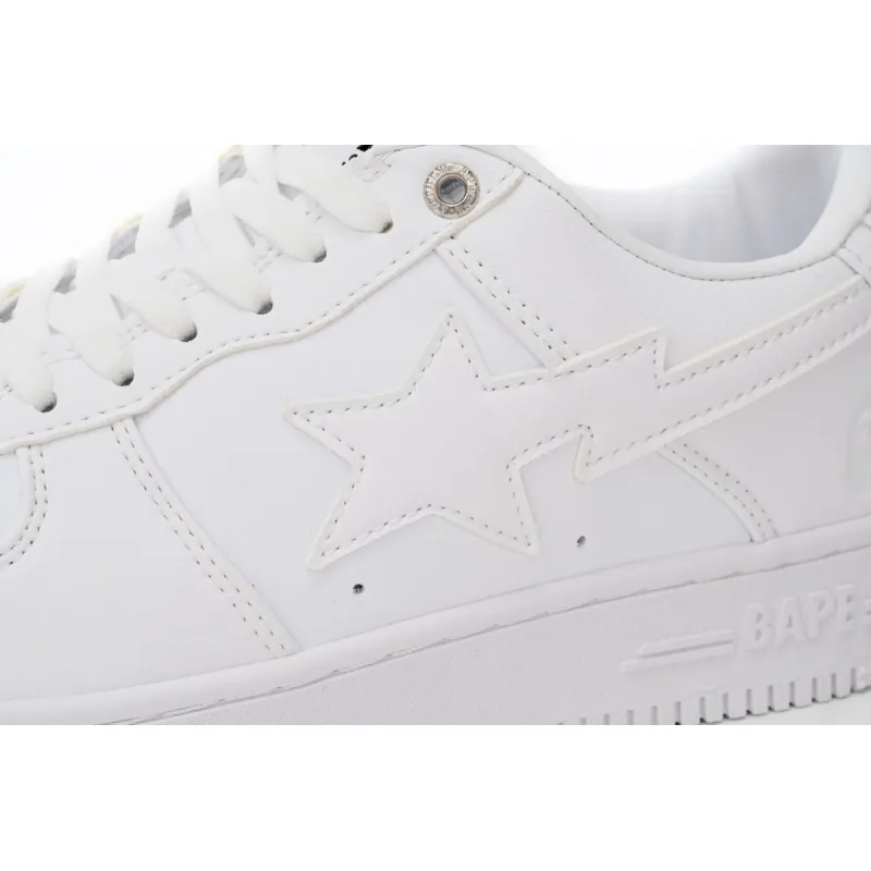 A Bathing Ape Bape Sta Low White